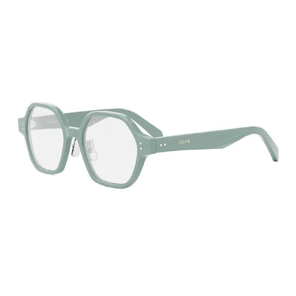 celine eyeglasses  CL50142F 093 Shiny Lime Transparent 51mm - Picture 1 of 5